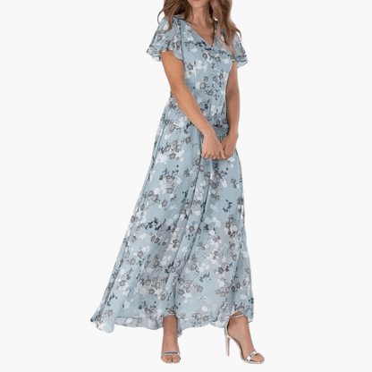 Lovely Women's Floral Sundress Lightweight and Breathable - Olytrend