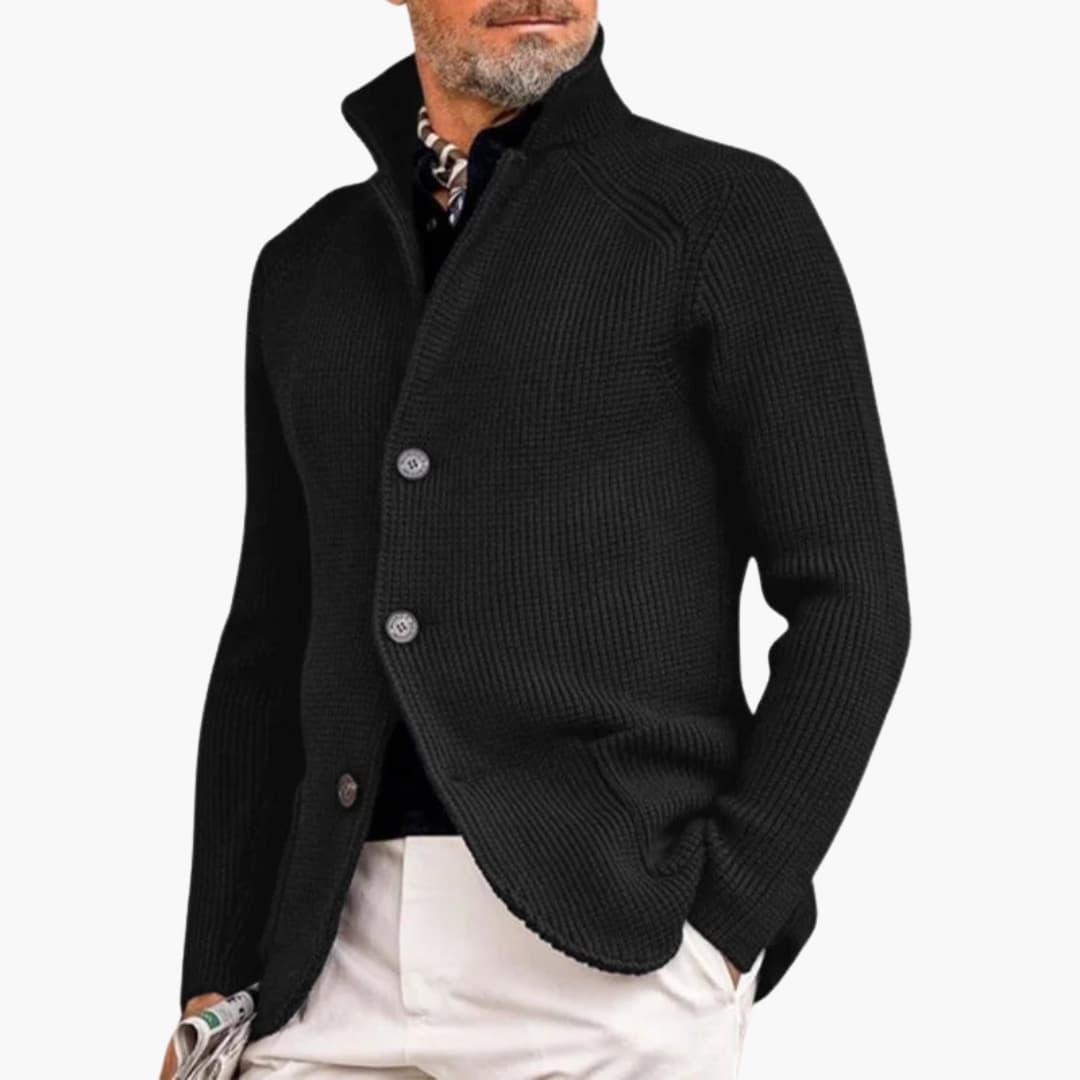 Personalized Mens Cardigan - Classic Cozy Design