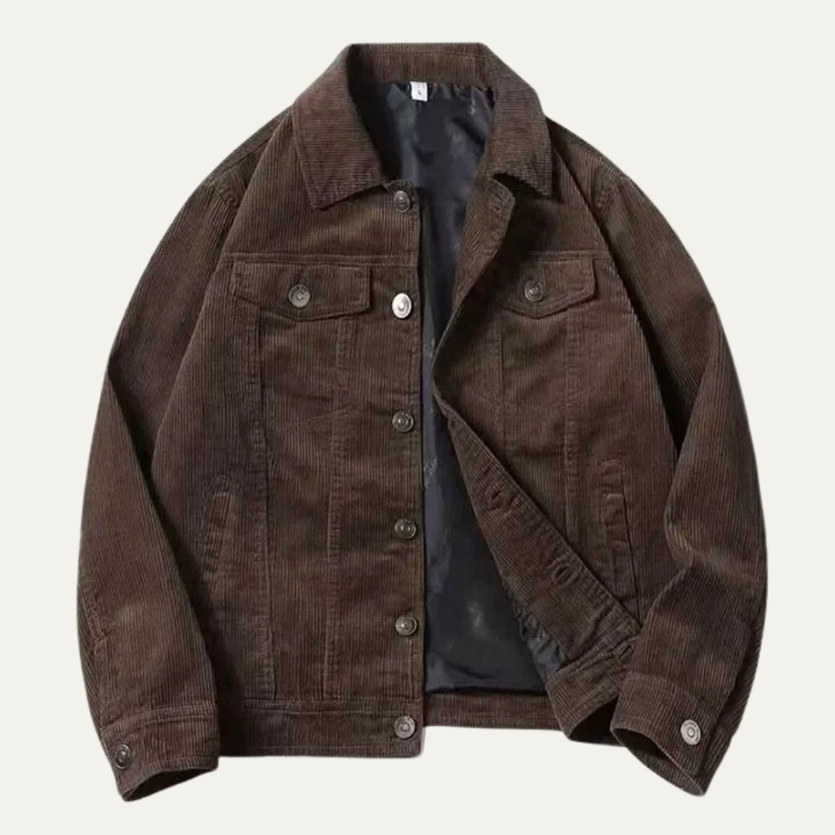 Classic Mens Corduroy Button Down Jacket