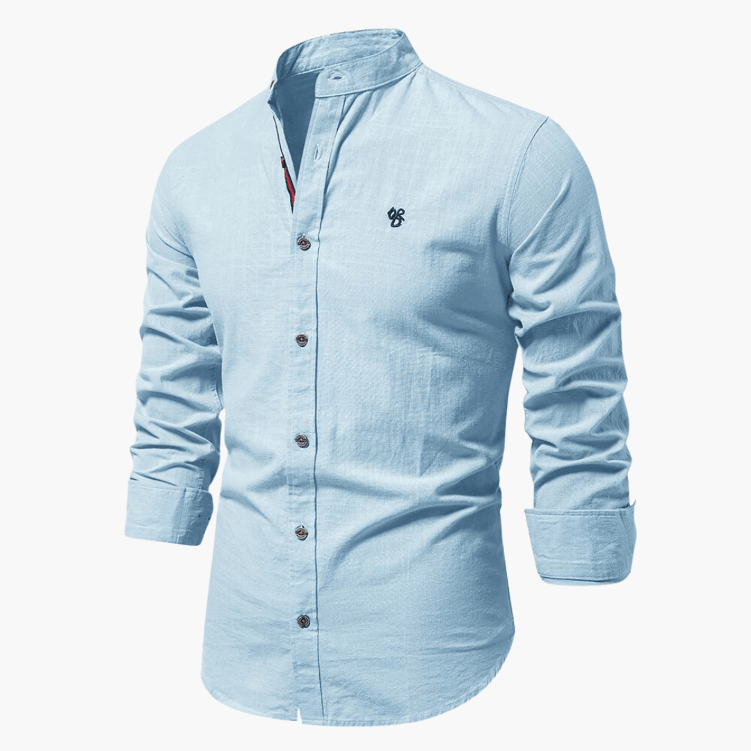Casual Button Down Men's Shirt for Daily Wear - Olytrend