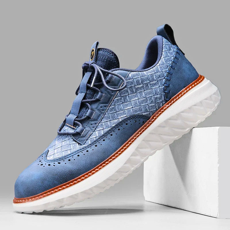Comfortable Mens Lace Up Shoes - Supportive Sneakers - Nocini