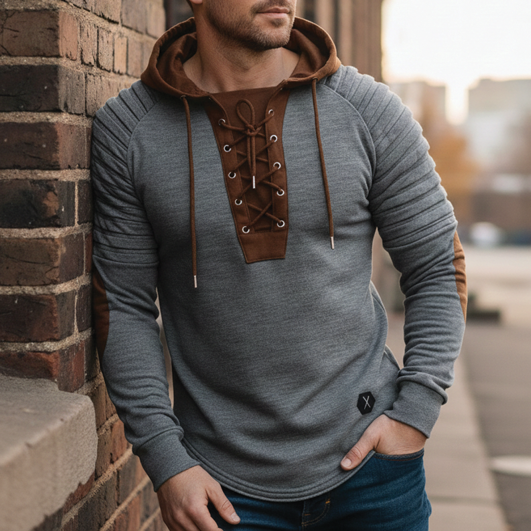 Cozy Cable Knit Hooded Sweater - Nocini