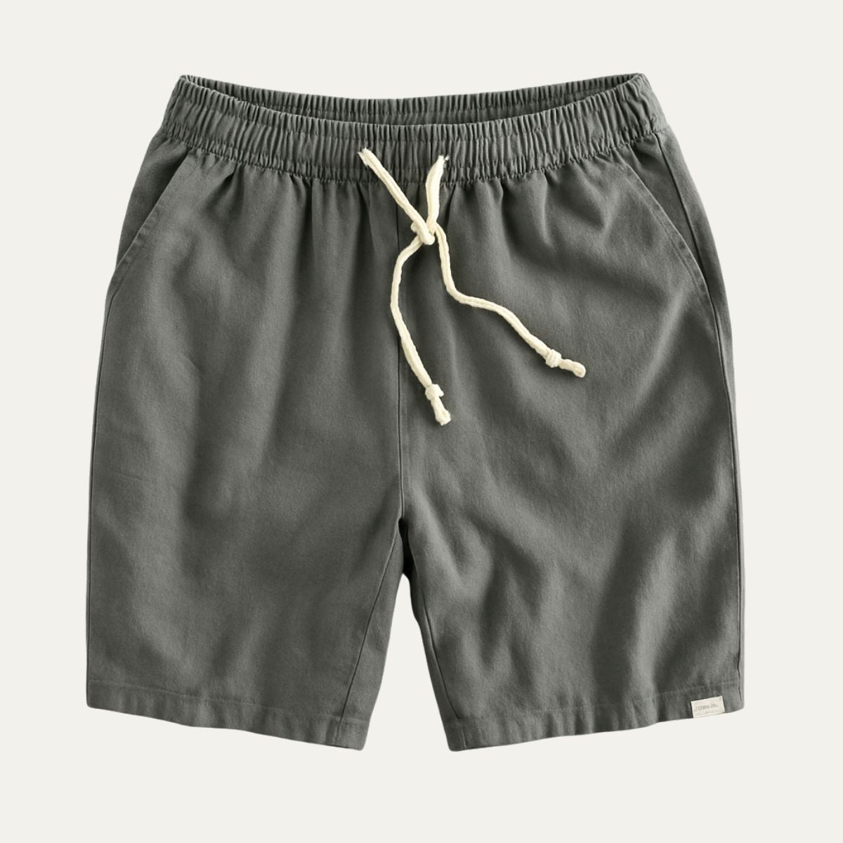 Casual Linen Drawstring Shorts for Men