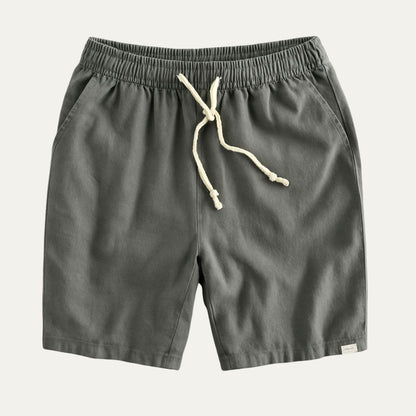Casual Linen Drawstring Shorts for Men