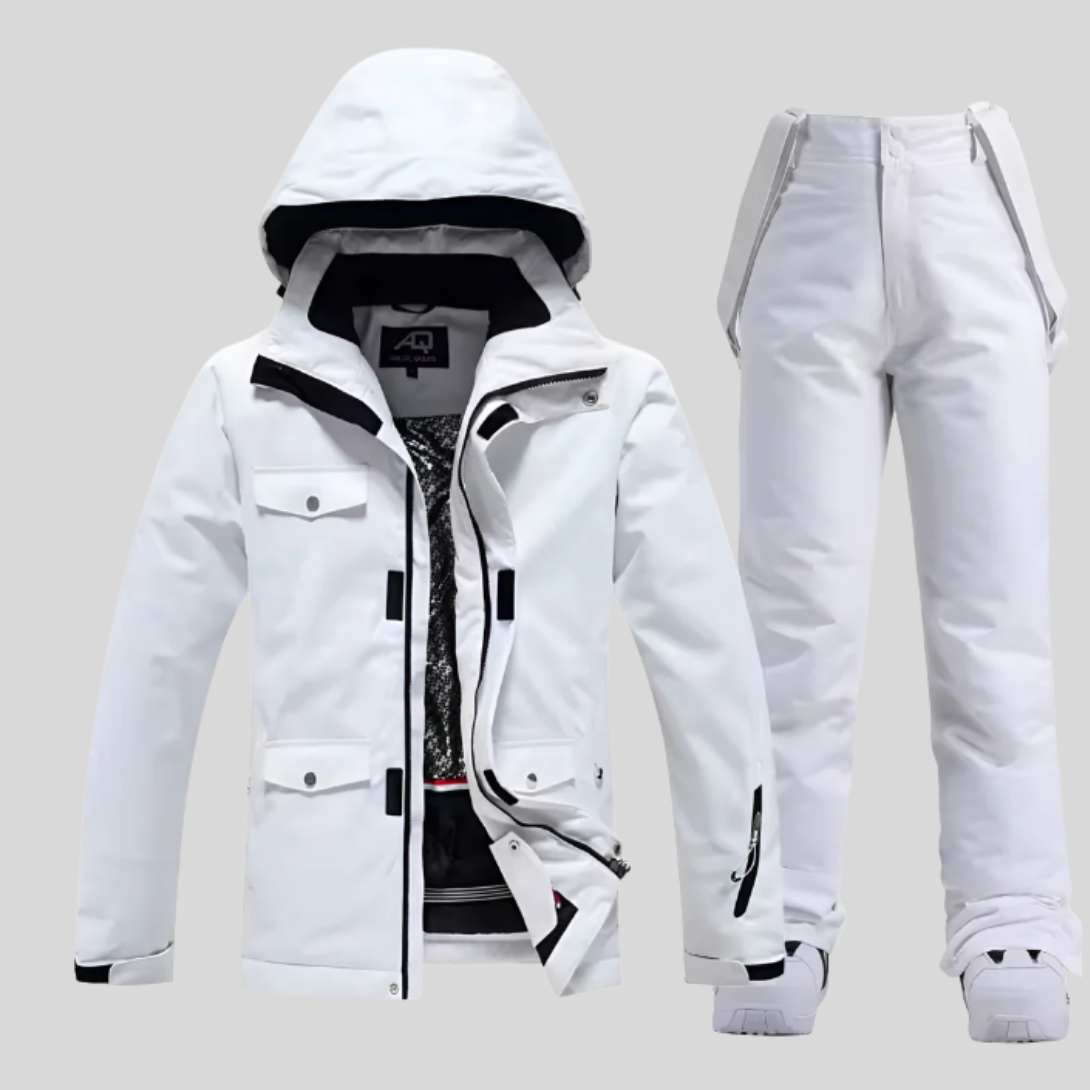 Warm Waterproof Ski Suit Women's Snow Jacket Pants Set - Olytrend