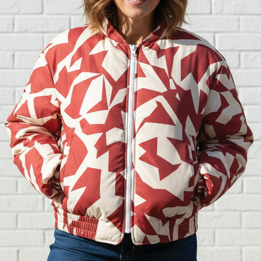 Fashionable Quilted Short Jacket
