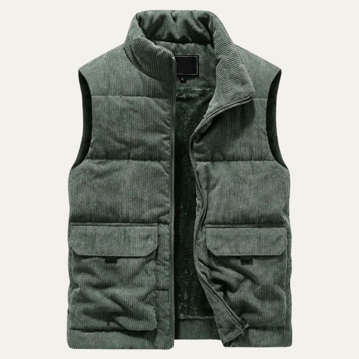 Warm Men's Corduroy Quilted Bodywarmer