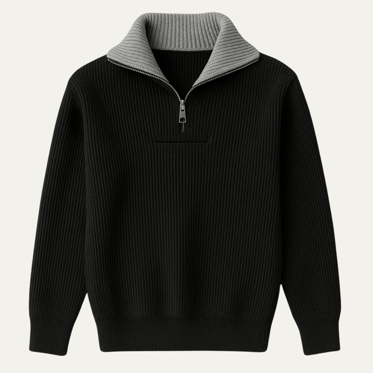 Warm Quarter Zip Mens sweater