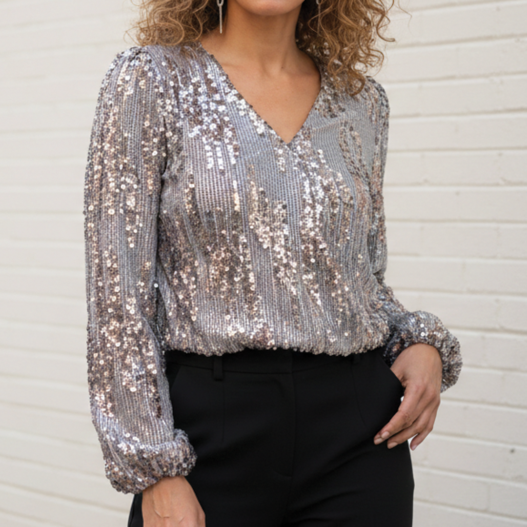Glittery Night Out Women's Top