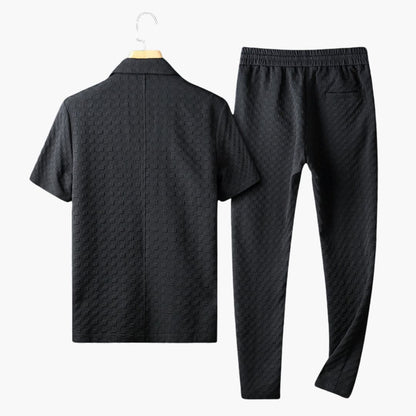 Men's Casual Summer Shorts Set with Relaxed Fit Pants