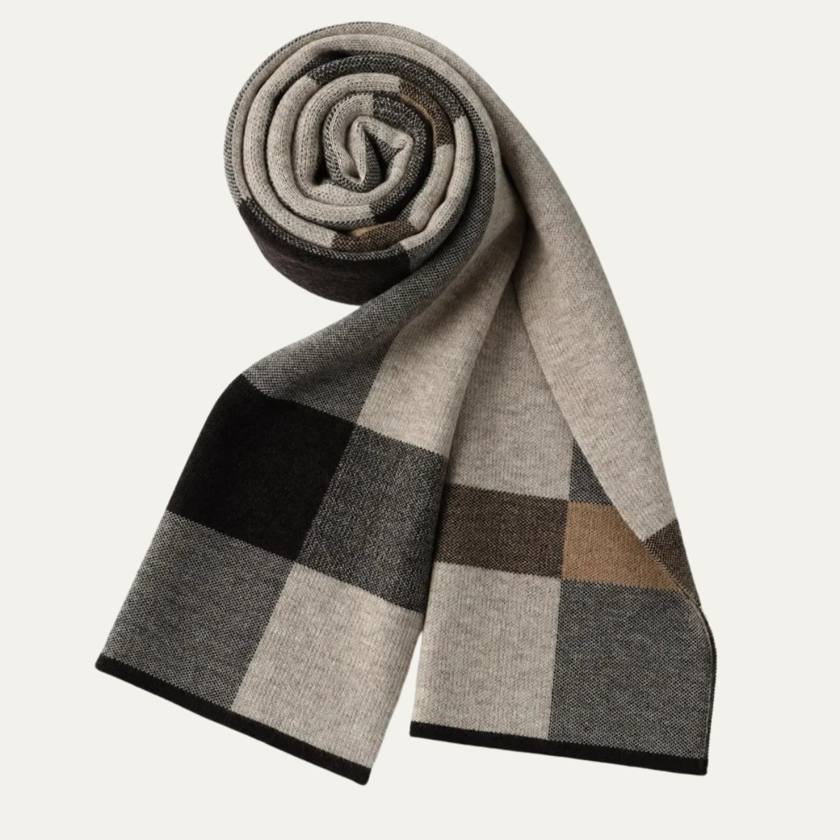 Traditional Plaid Men's Wool Scarf - Nocini