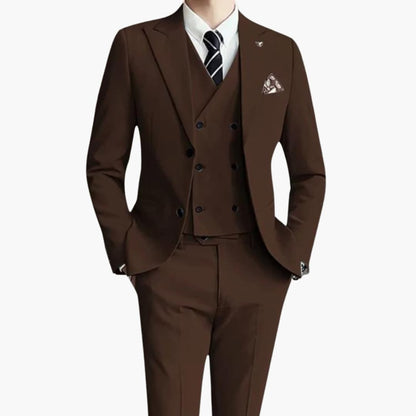 Classic Fit Business Men's 3 Piece Suit
