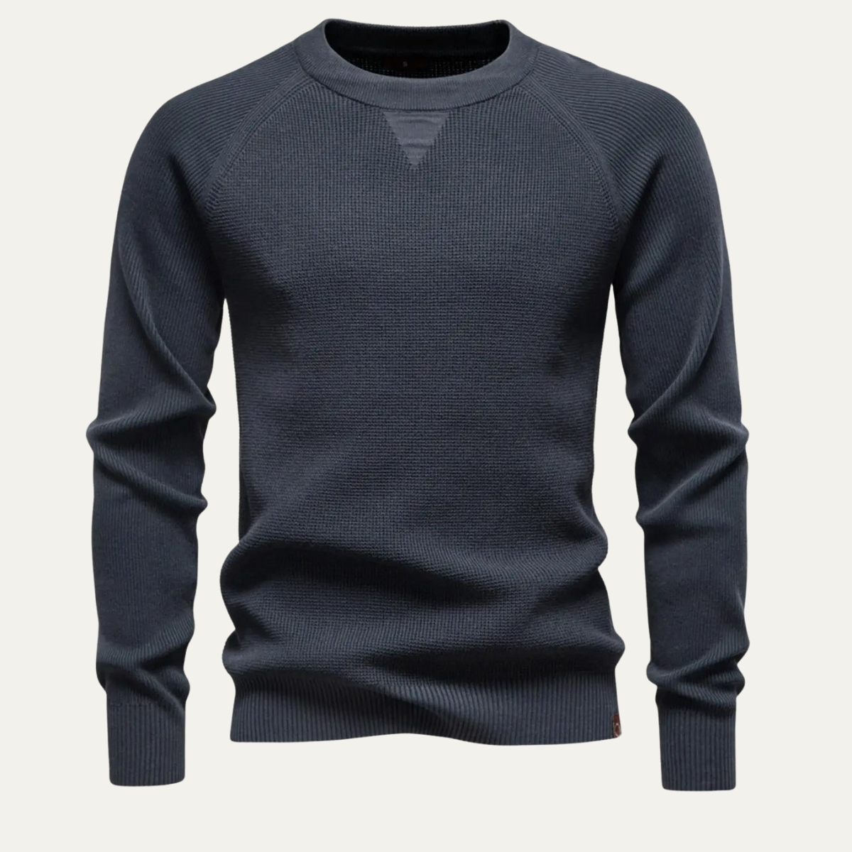 Comfortable Men's Relaxed Fit Crew Neck Sweater - Nocini