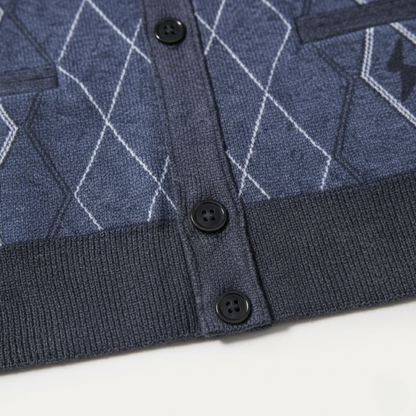 Classic Men's V Neck Sweater with Pockets
