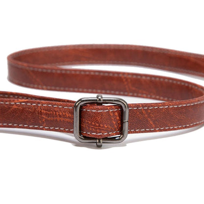 Classic Buckle Leather Handbag