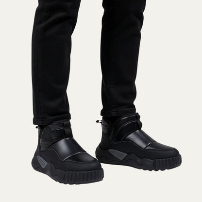 Warm Waterproof Men's Snow Boots with Good Grip