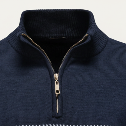 Relaxed Fit Men's Crew Neck Knit Sweater