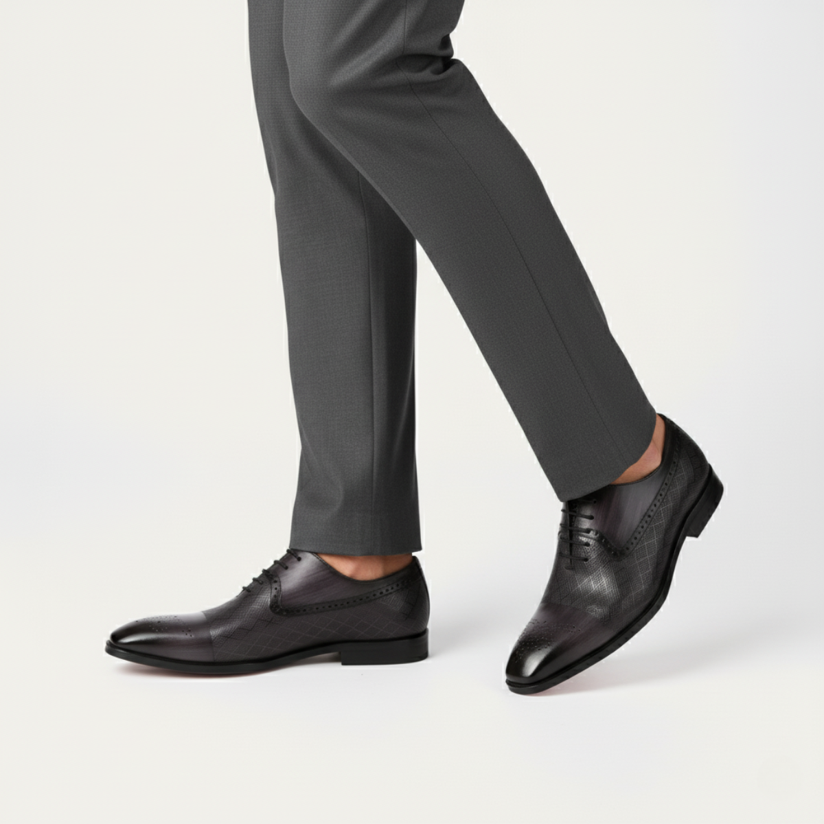 Classic Leather Oxfords For Men - Lace Up Dress Shoes