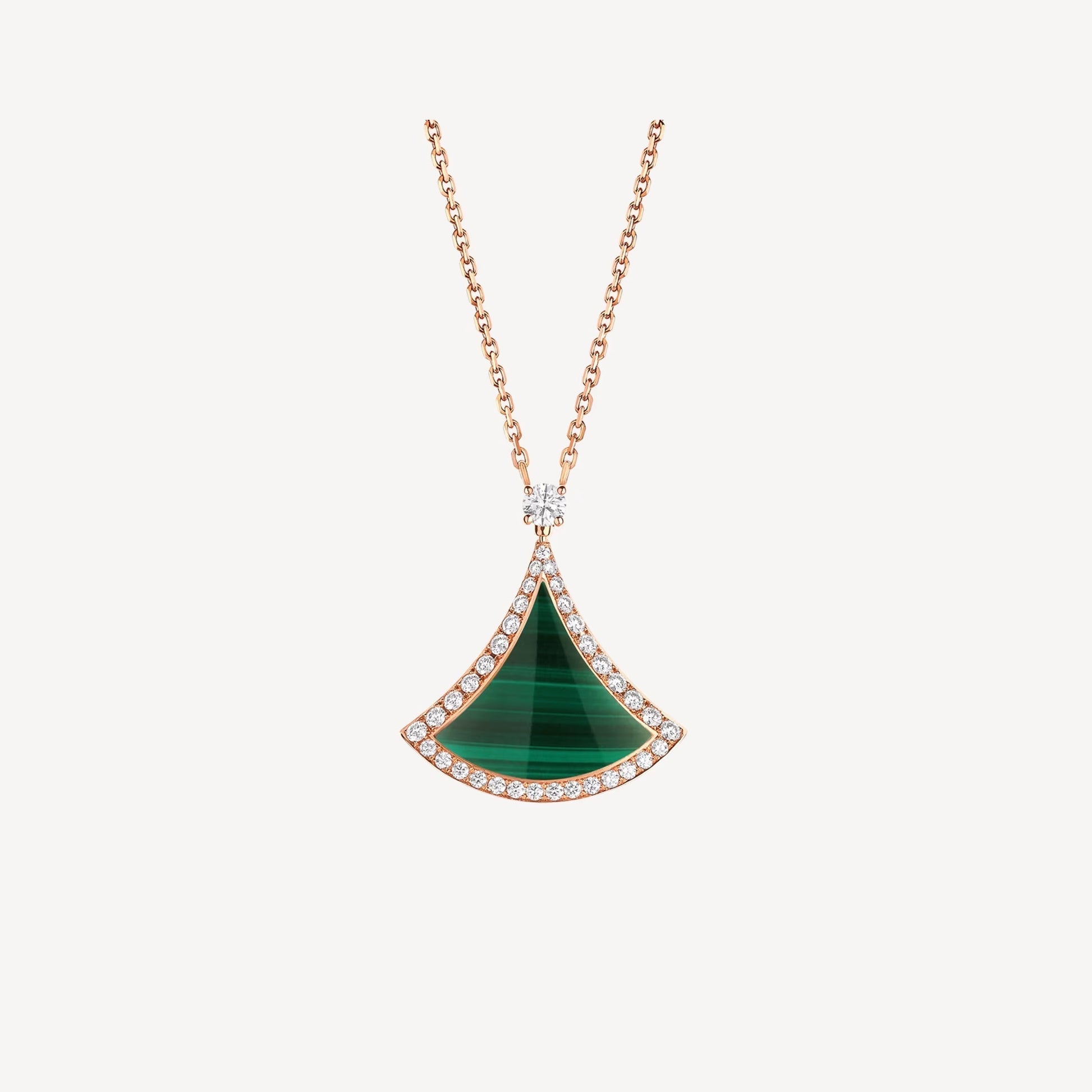 Elegant Green Agate Sterling Silver Necklace - Pexav