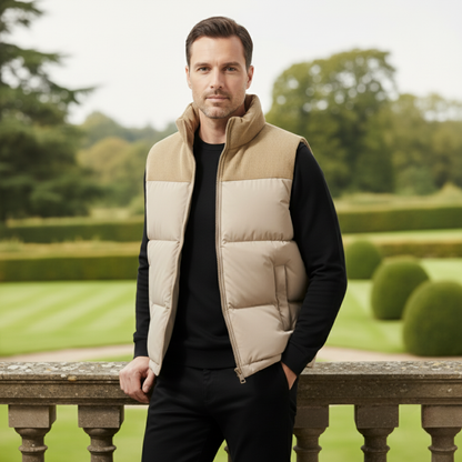Warm Men's Quilted Puffer Vest