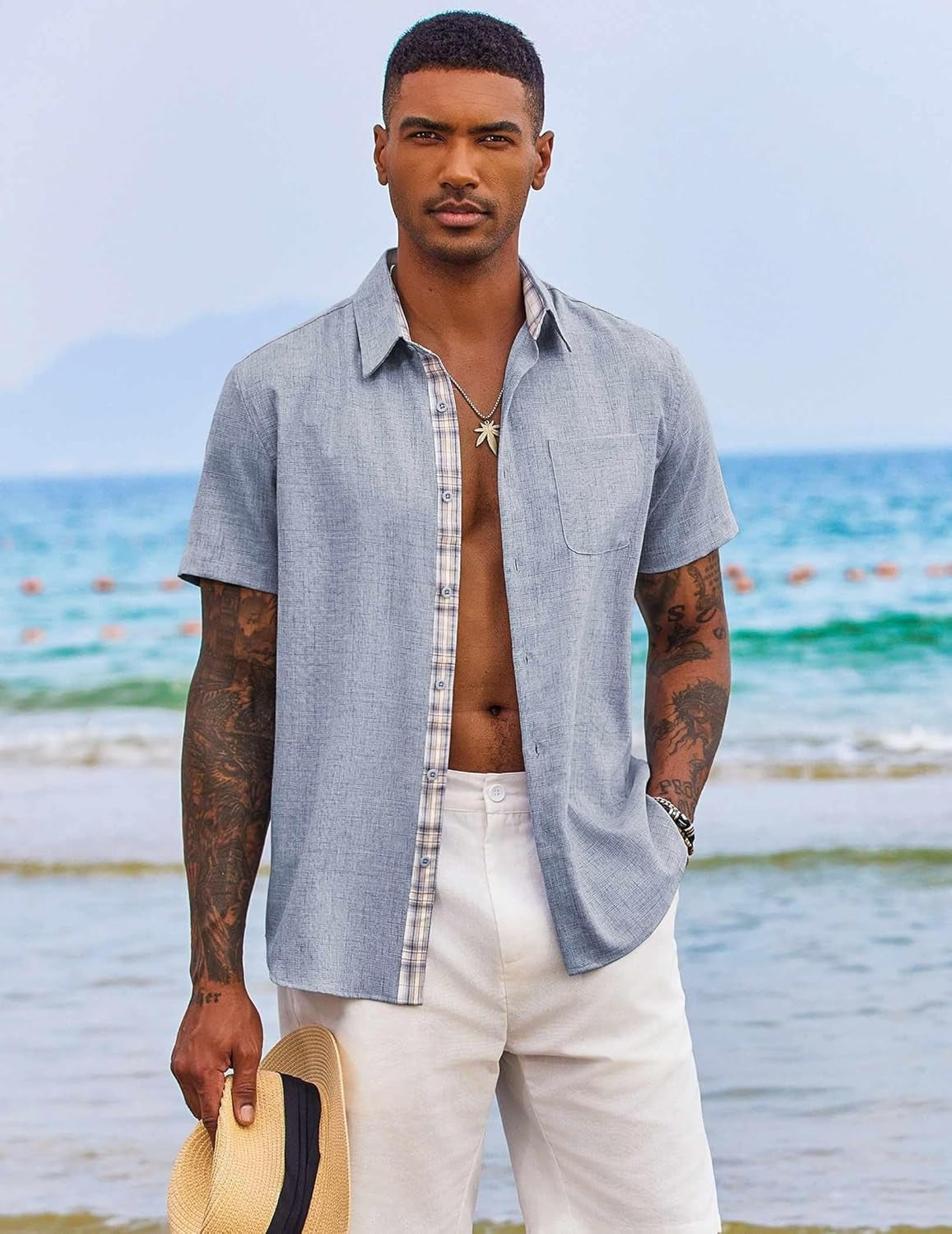 Relaxed Fit Summer Beach Shirt