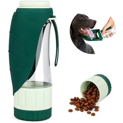 Collapsible Dog Travel Bowl and Water Bottle Set