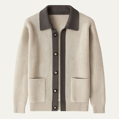 Classic Men's Pocket Cardigan Sweater