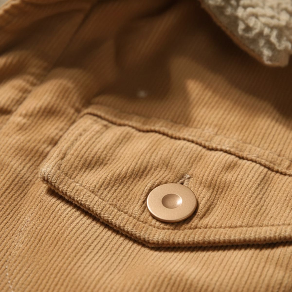 Rugged Men's Corduroy Insulated Parka Coat