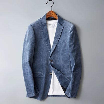 Relaxed Fit Mens Corduroy Blazer Jacket