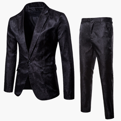Classic 2 Piece Men's Wedding Suit - Olytrend