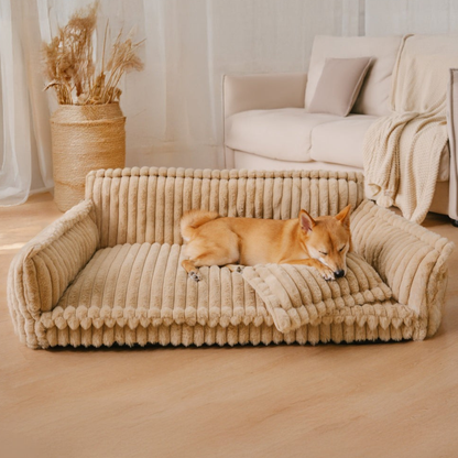Comfortable Orthopedic Pet Dog Bed With Back Support