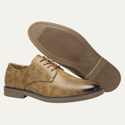 Classic Men's Leather Lace Up Dress Shoes - Nocini