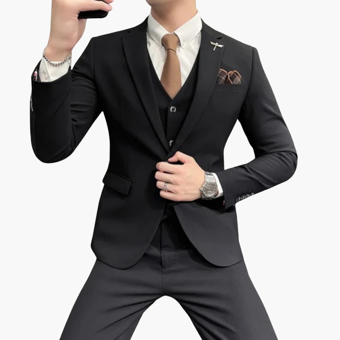Classic 3 Piece Slim Fit Men's Suit