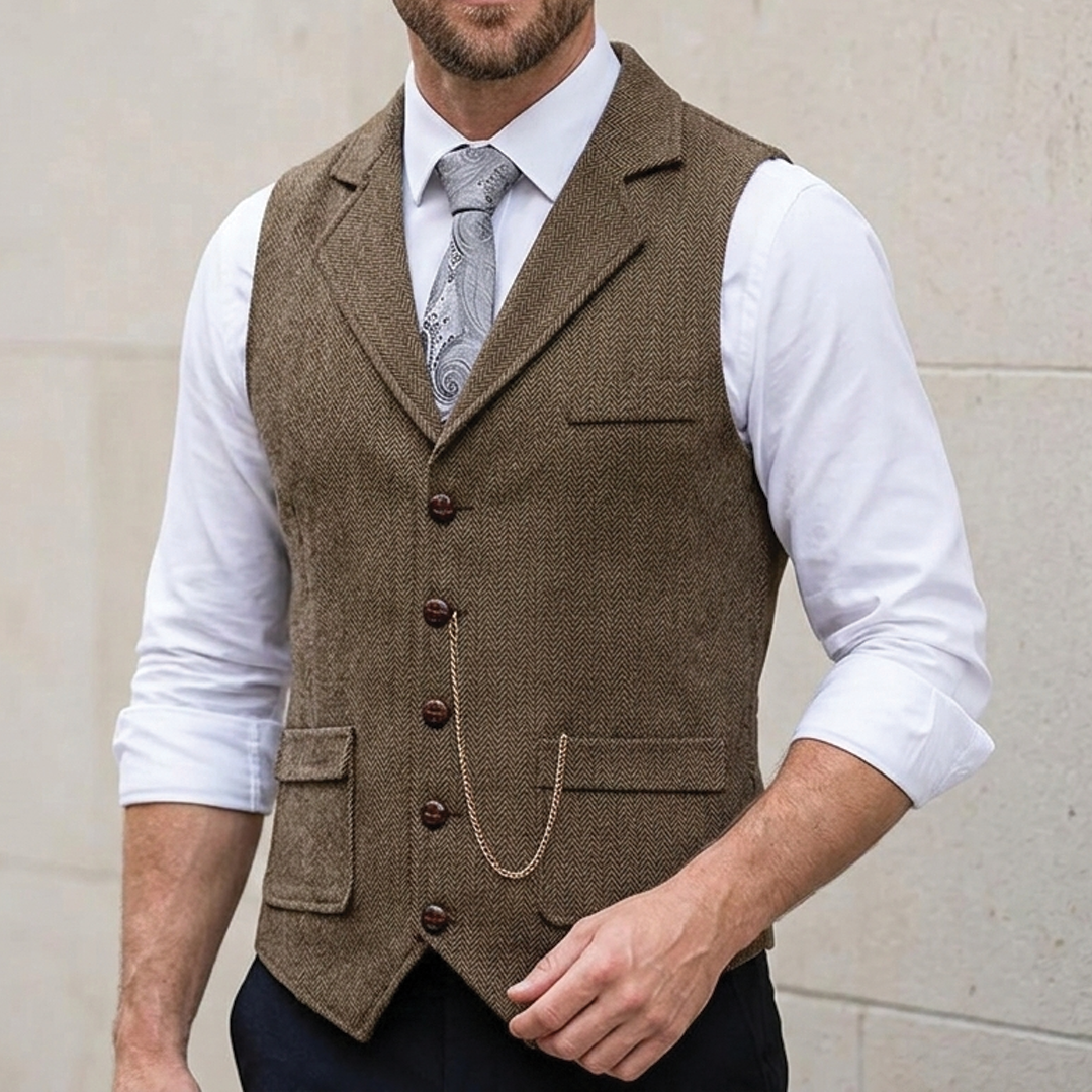 Classic Casual Cotton Waistcoat