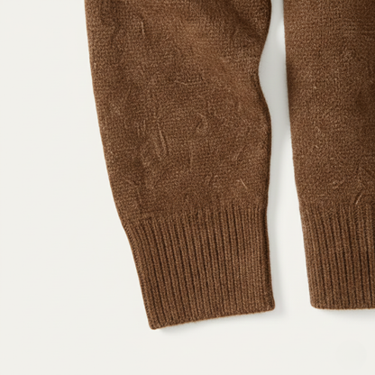Men's Classic Comfortable Knit Polo Sweater
