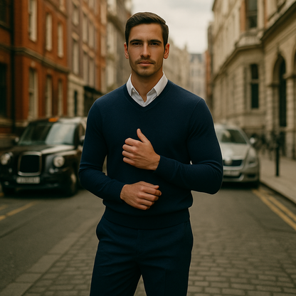 Soft Luxury Men's Cashmere Sweater