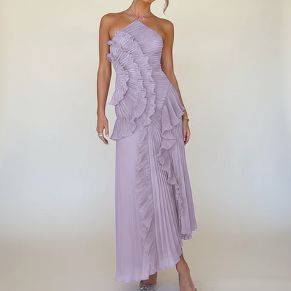 Chic Uneven Hemline Dress - Nocini
