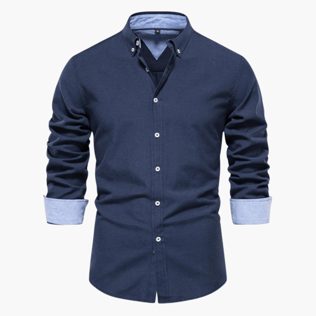 Classic Fit Men's Dress Shirt – Stylish Everyday Wear - Olytrend