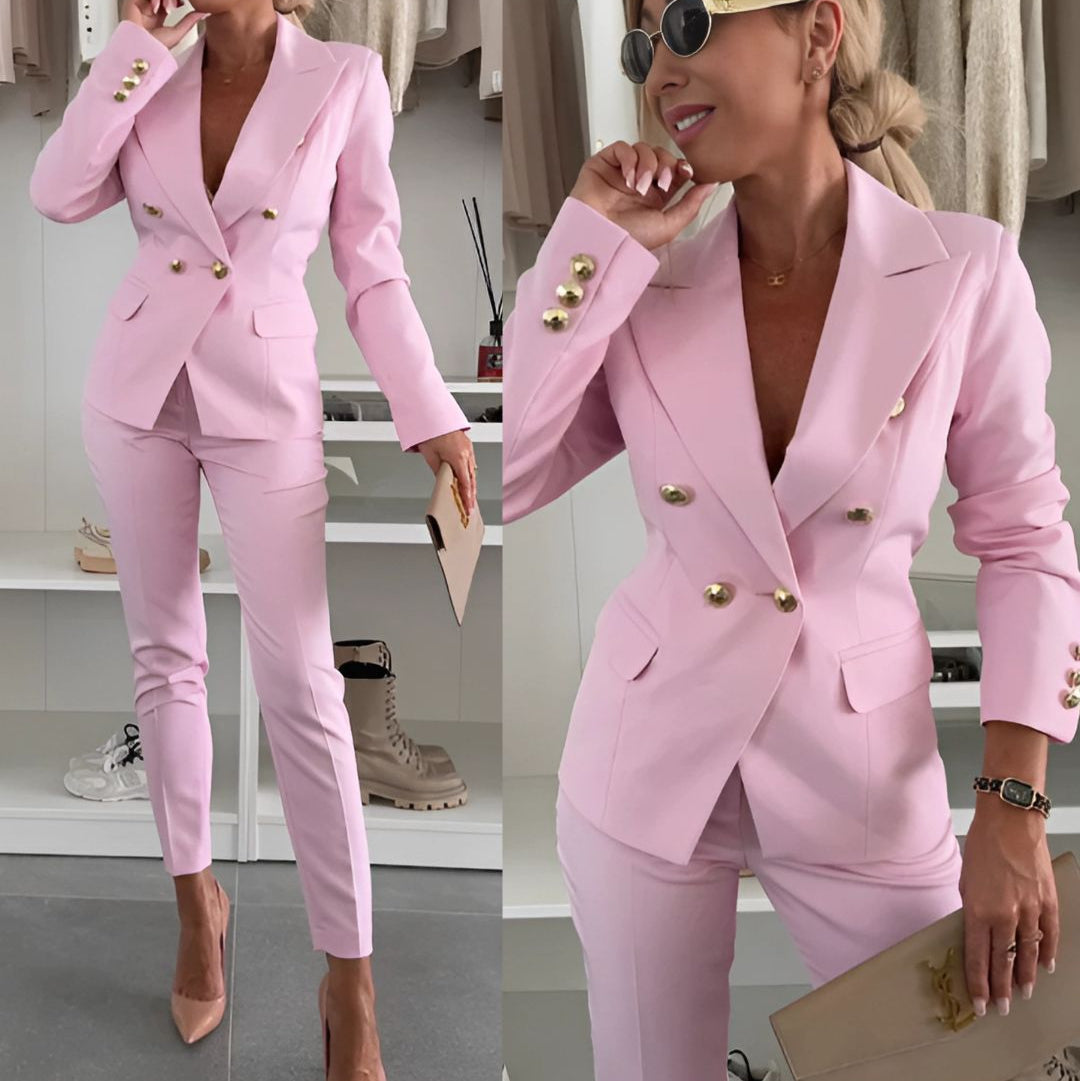 Classic Women's Two Piece Suit Set