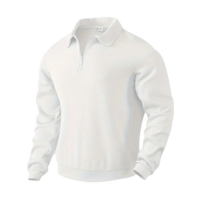 Warm Quarter Zip Knit Sweater for Men