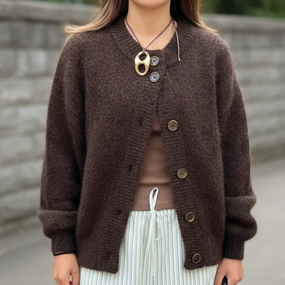 Classic Button Front Sweater - Nocini