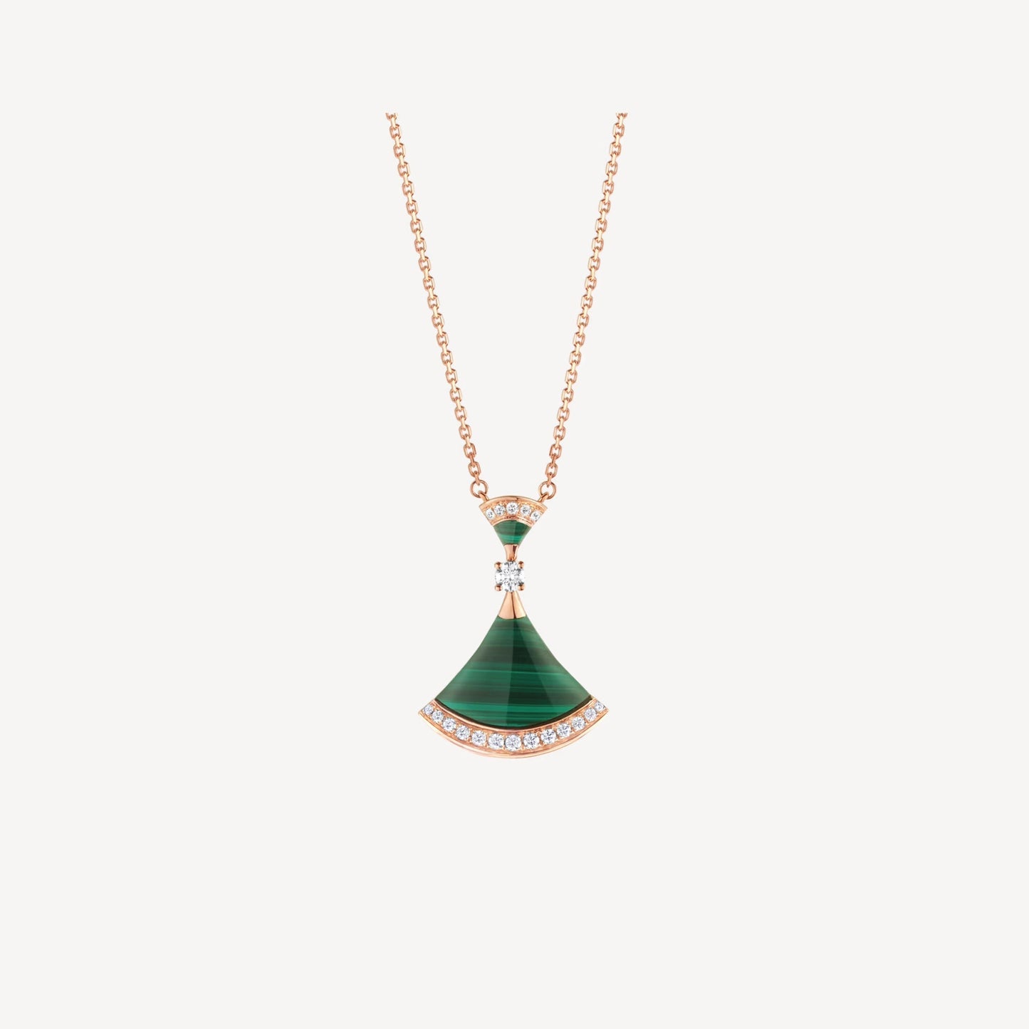 Luxury Green Agate Silver Gold Plated Necklace - Pexav