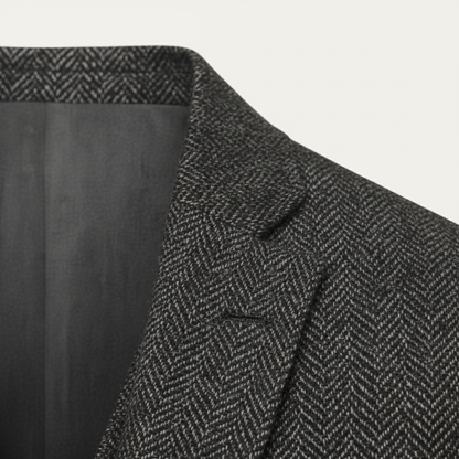 Classic Men's 3 Piece Tweed Suit - Slim Fit Jacket, Waistcoat & Trousers