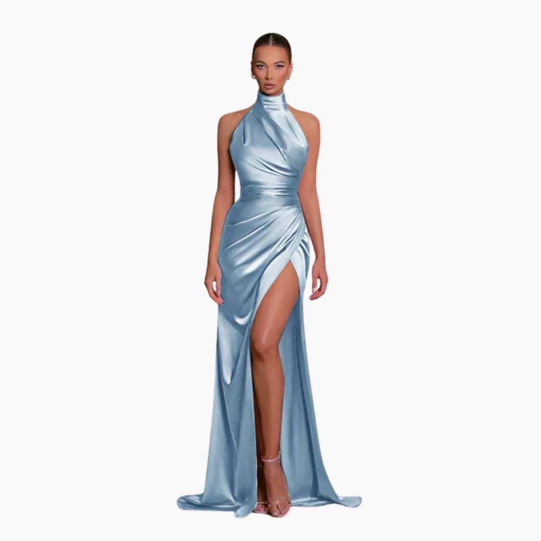 Luxurious Satin Formal Gown for Women