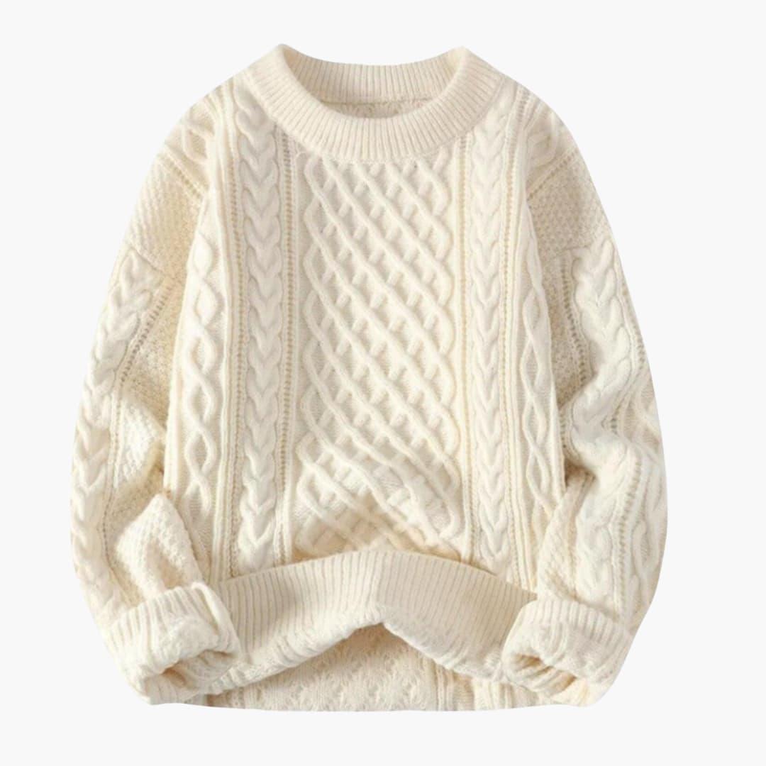 Cozy Mens Crew Neck Winter Sweater - Olytrend
