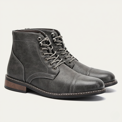 Tough Leather Men's Ankle Boots - Nocini