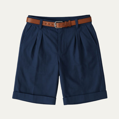Classic Fit Linen Shorts for Men