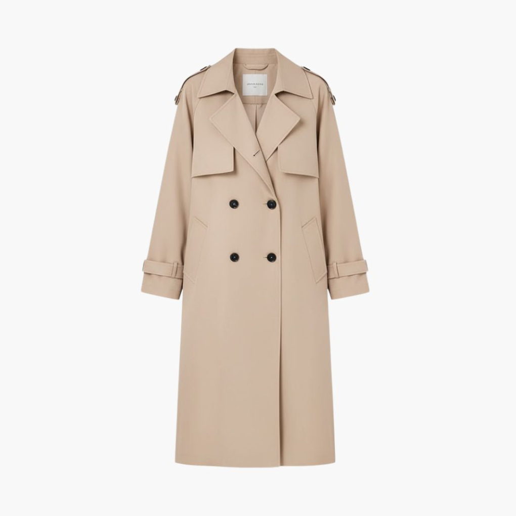 Classy Women's Belted Raincoat On Sale - Olytrend