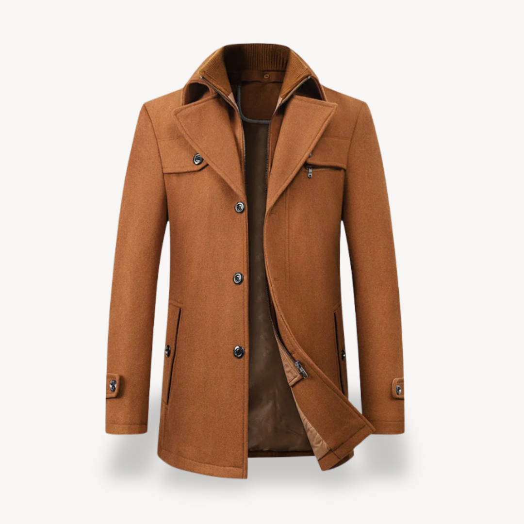 Classic Slim Fit Trench Coat - Nocini