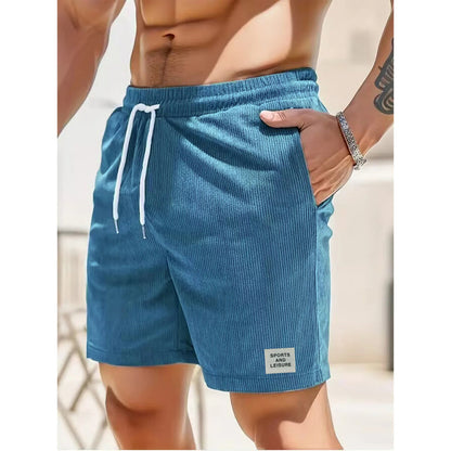Relaxed Fit Cotton Mens Shorts - Olytrend